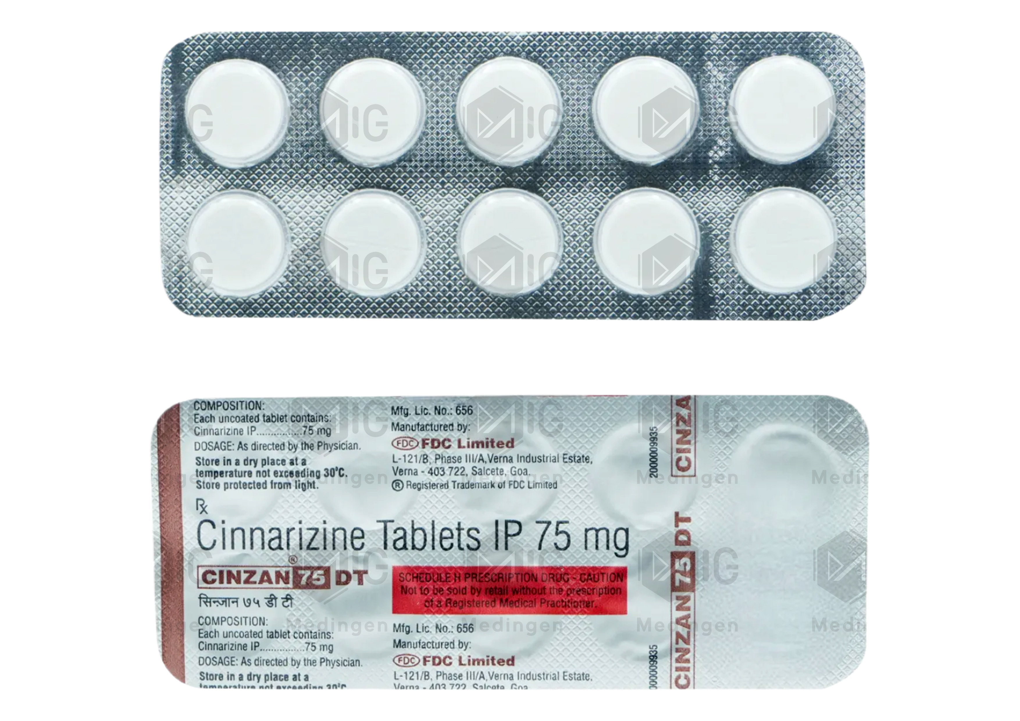 CINZAN 75 DT